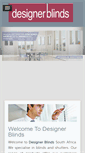 Mobile Screenshot of designerblindsandflooring.co.za